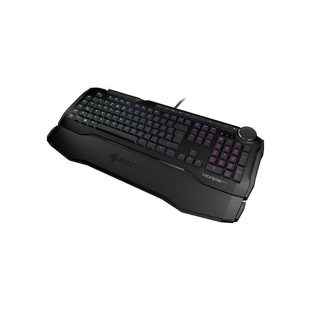 ROCCAT Horde AIMO Gaming Tastatur DE RGB ROC-12-350-BK schwarz