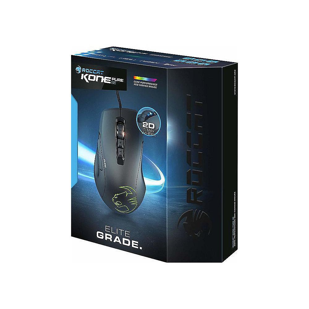 ROCCAT Kone Pure SE Gaming Maus schwarz ROC-11-723