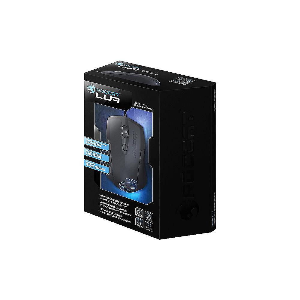 ROCCAT Lua Tri-Button Gaming Maus schwarz ROC-11-310, ROCCAT, Lua, Tri-Button, Gaming, Maus, schwarz, ROC-11-310