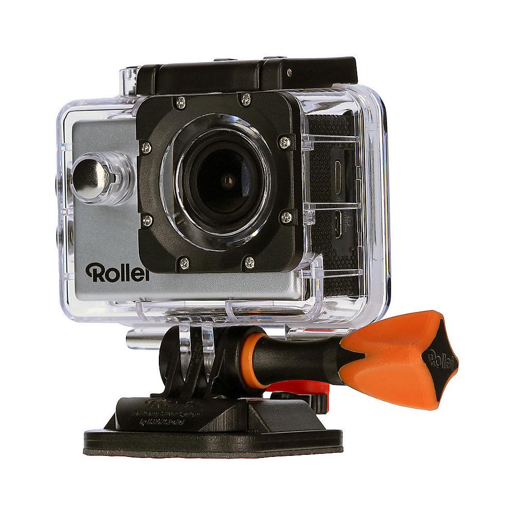 Rollei ActionCam 525 4k Ultra HD Video mit Unterwasserschutz WLAN silber