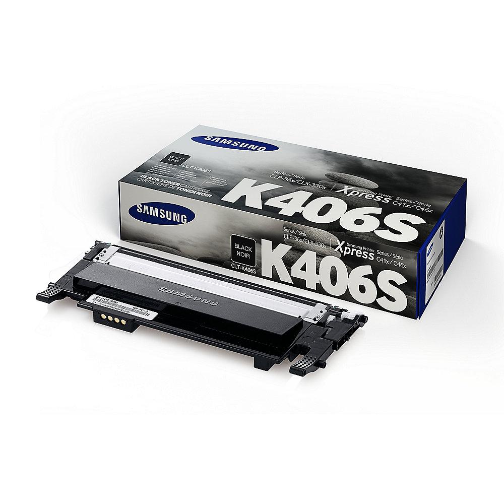 Samsung CLT-K406S Original Toner Schwarz ca. 1.500 Seiten