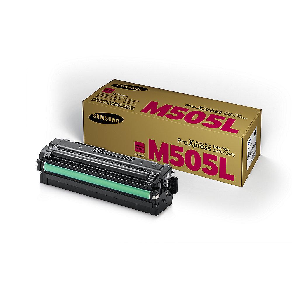 Samsung CLT-M505L Original Toner Magenta für ca. 3.500 Seiten