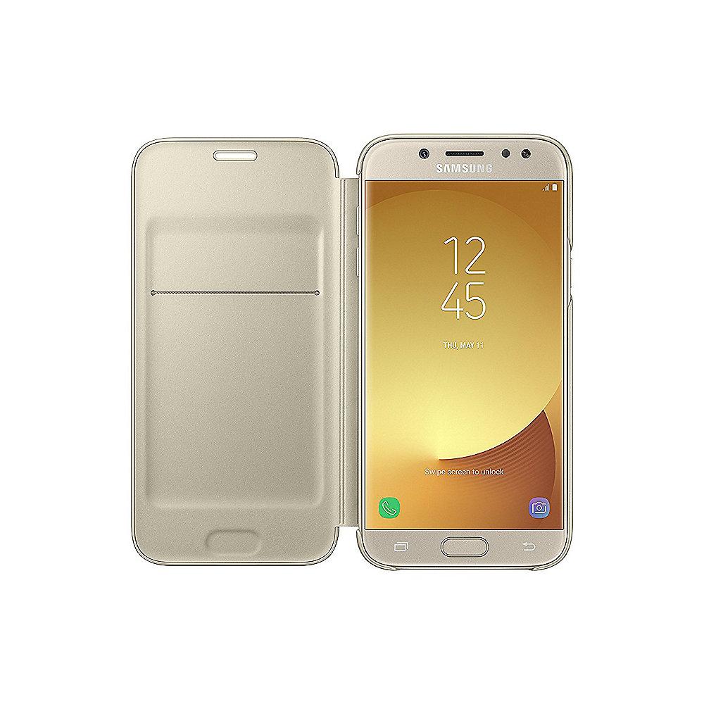 Samsung EF-WJ530 Wallet Cover für Galaxy J5 (2017) gold