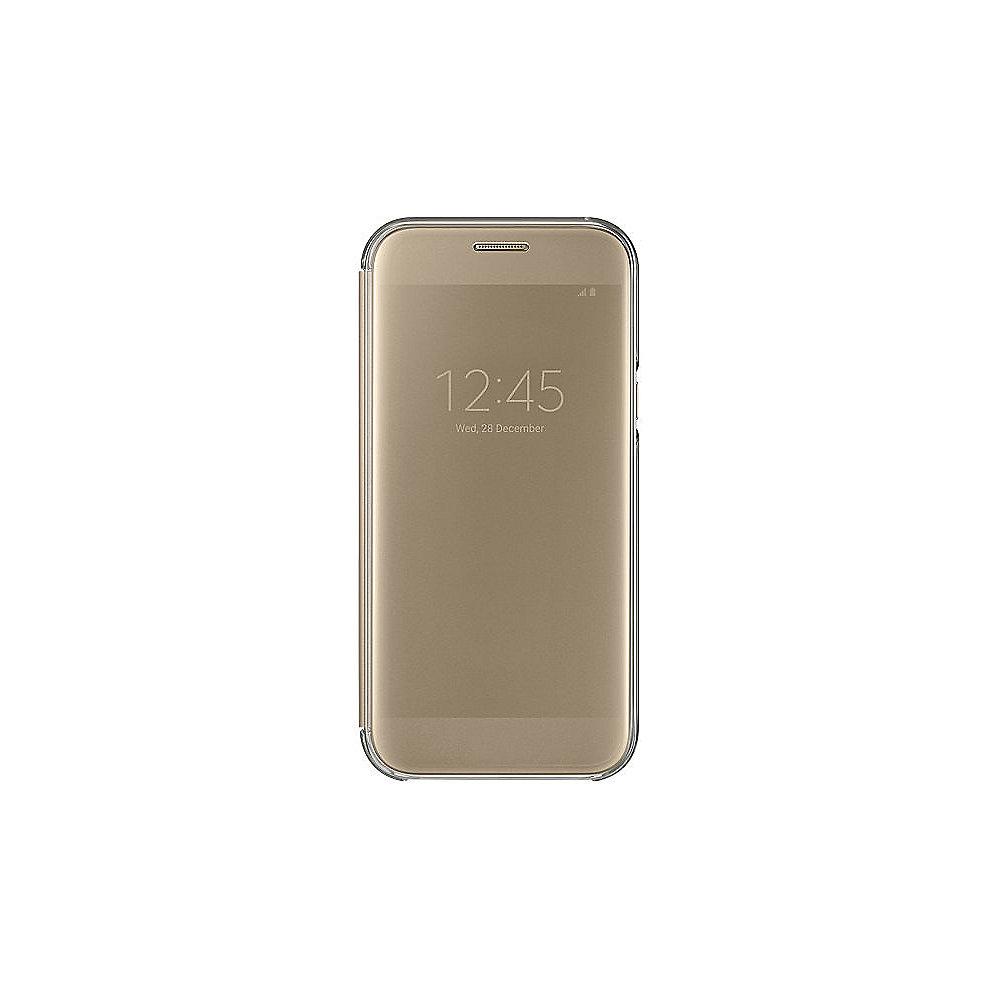 Samsung EF-ZA520 Clear View Cover für Galaxy A5 (2017), Gold