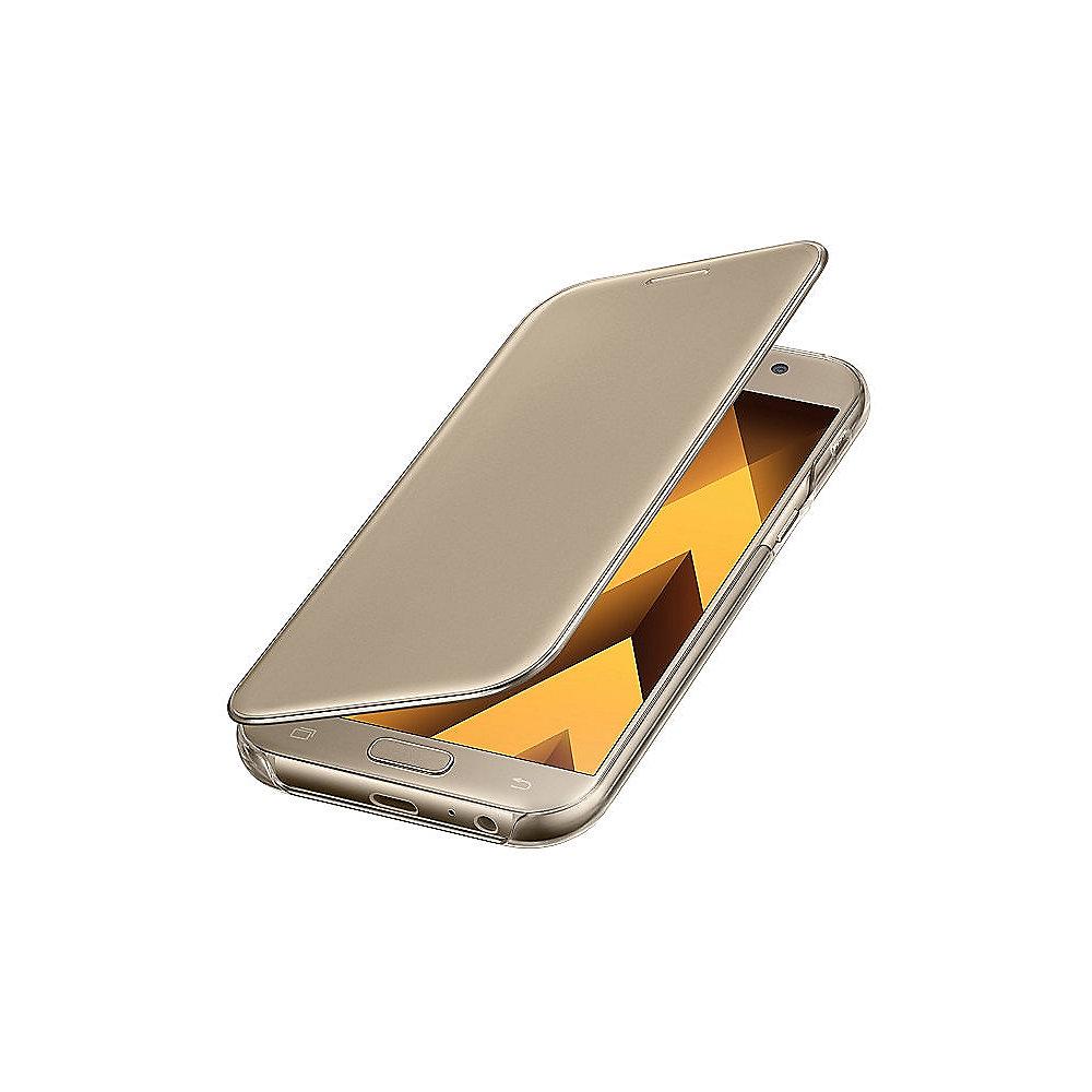 Samsung EF-ZA520 Clear View Cover für Galaxy A5 (2017), Gold