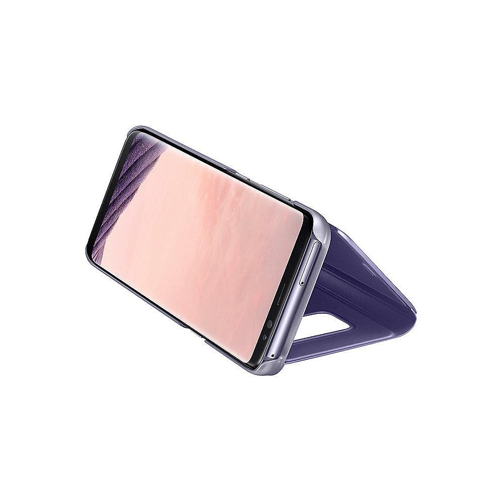 Samsung EF-ZG950 Clear View Standing Cover für Galaxy S8 violett