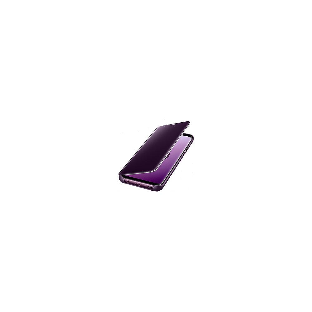 Samsung EF-ZG960 Clear View Standing Cover für Galaxy S9 lila