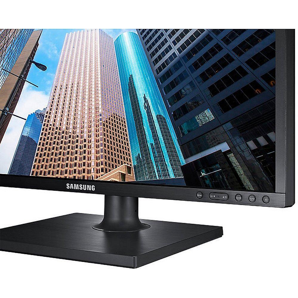 Samsung Monitor S24E650XW LED 61cm (24") 16:10 TFT VGA/DVI 4ms HV/Pivot PLS