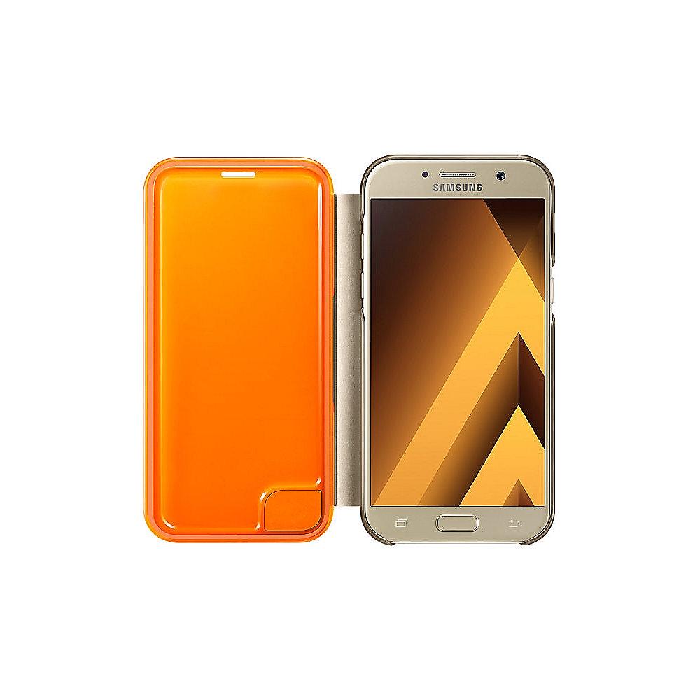 Samsung Neon Flip Cover EF-FA520 für Galaxy A5 (2017), Gold