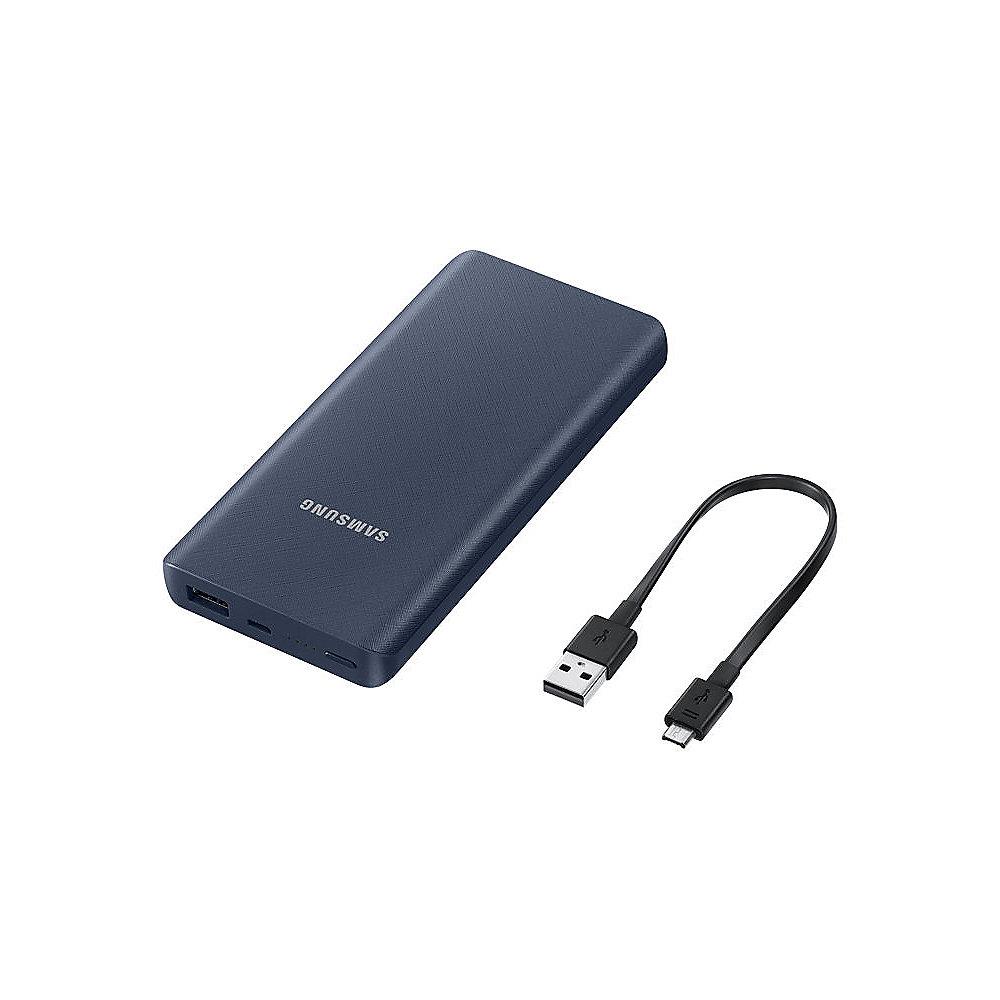 Samsung Powerbank 5.000 mAh, Micro-USB Anschluss, blau