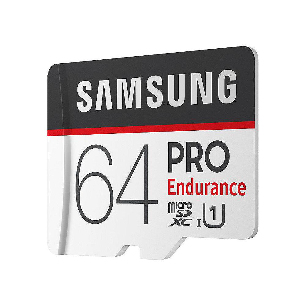 Samsung PRO Endurance 64 GB microSDXC Speicherkarte (30 MB/s, Cl.10, UHS-I, U1)