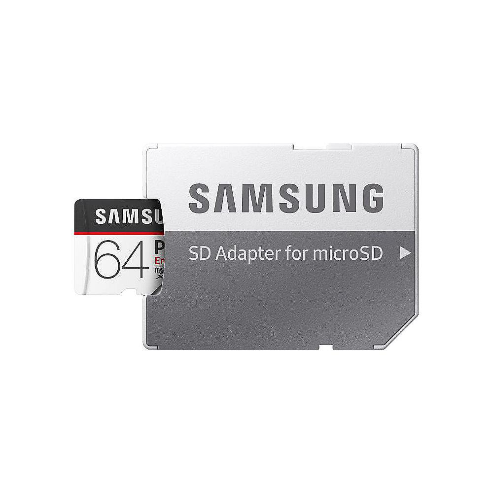 Samsung PRO Endurance 64 GB microSDXC Speicherkarte (30 MB/s, Cl.10, UHS-I, U1)