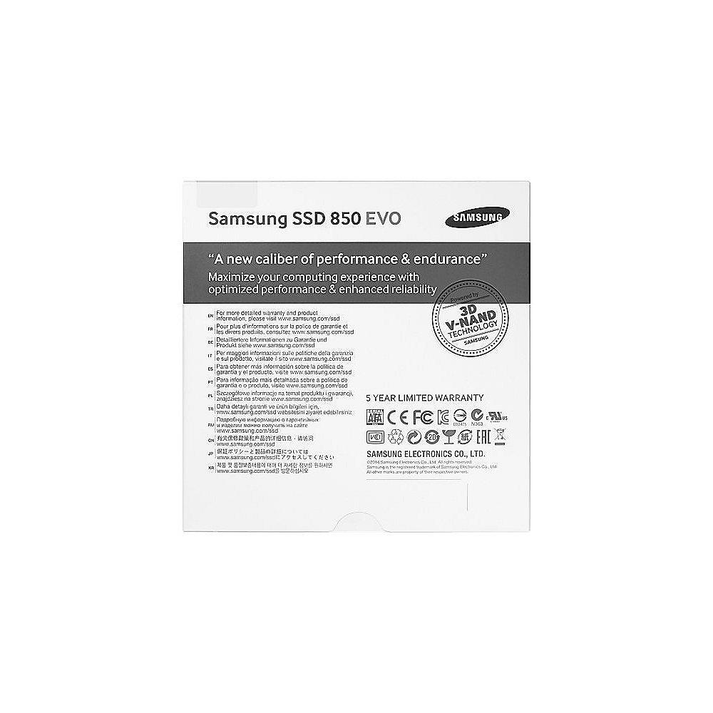 Samsung SSD 850 EVO Series 1TB 2.5zoll TLC SATA600 - Basic