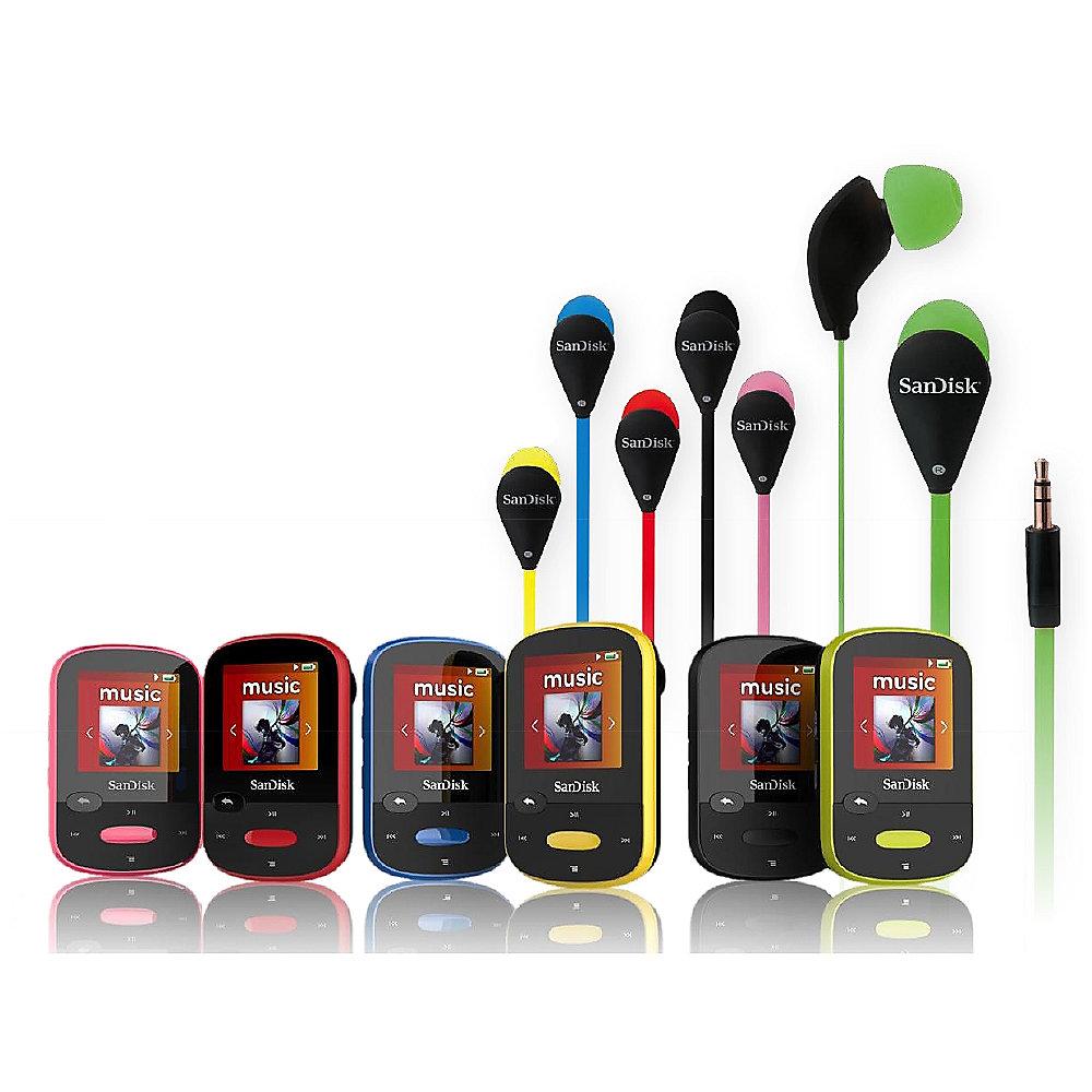SanDisk Clip Sport MP3 Player 8GB limette, SanDisk, Clip, Sport, MP3, Player, 8GB, limette