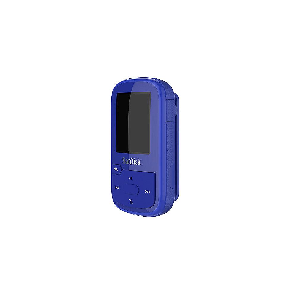 SanDisk Clip Sport Plus MP3 Player 16GB blau