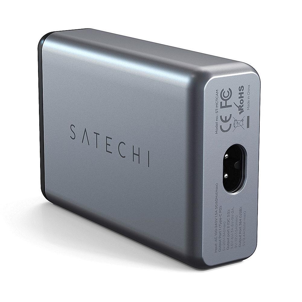 Satechi 75W Multi-Port Travel Charger Space Gray, Satechi, 75W, Multi-Port, Travel, Charger, Space, Gray