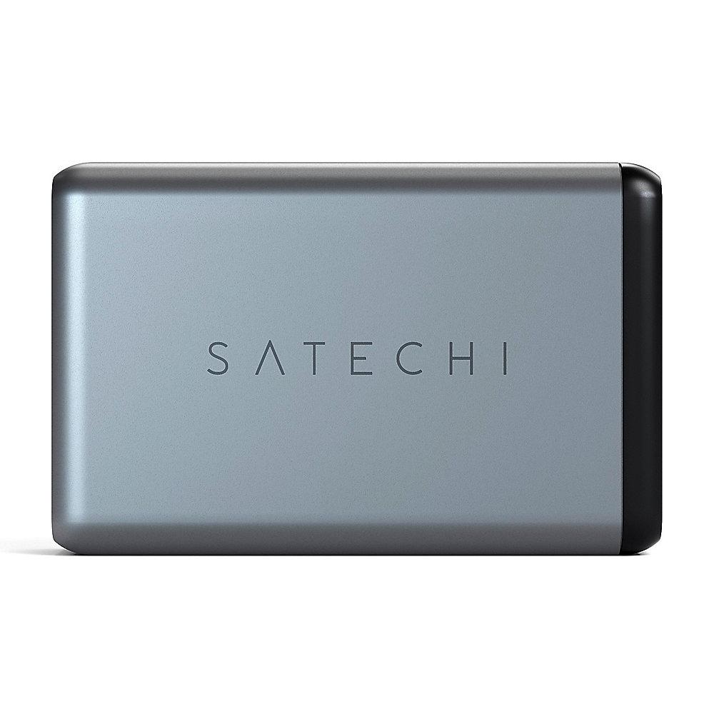 Satechi 75W Multi-Port Travel Charger Space Gray, Satechi, 75W, Multi-Port, Travel, Charger, Space, Gray