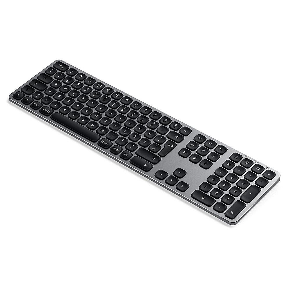 Satechi Aluminium Full Bluetooth Tastatur kabellos für Mac space grey