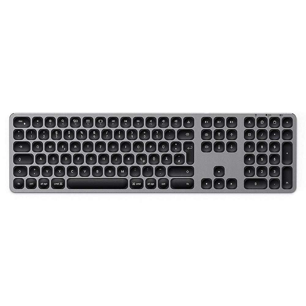 Satechi Aluminium Full Bluetooth Tastatur kabellos für Mac space grey