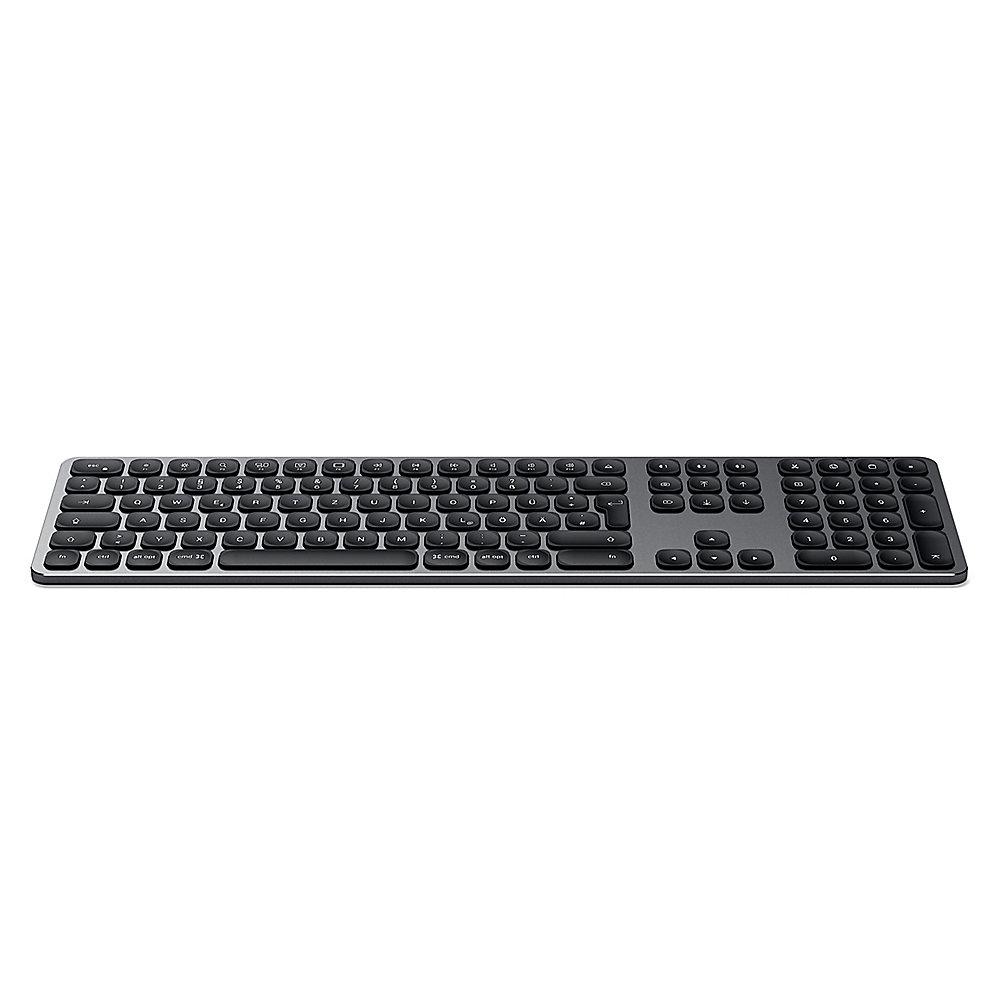 Satechi Aluminium Full Bluetooth Tastatur kabellos für Mac space grey