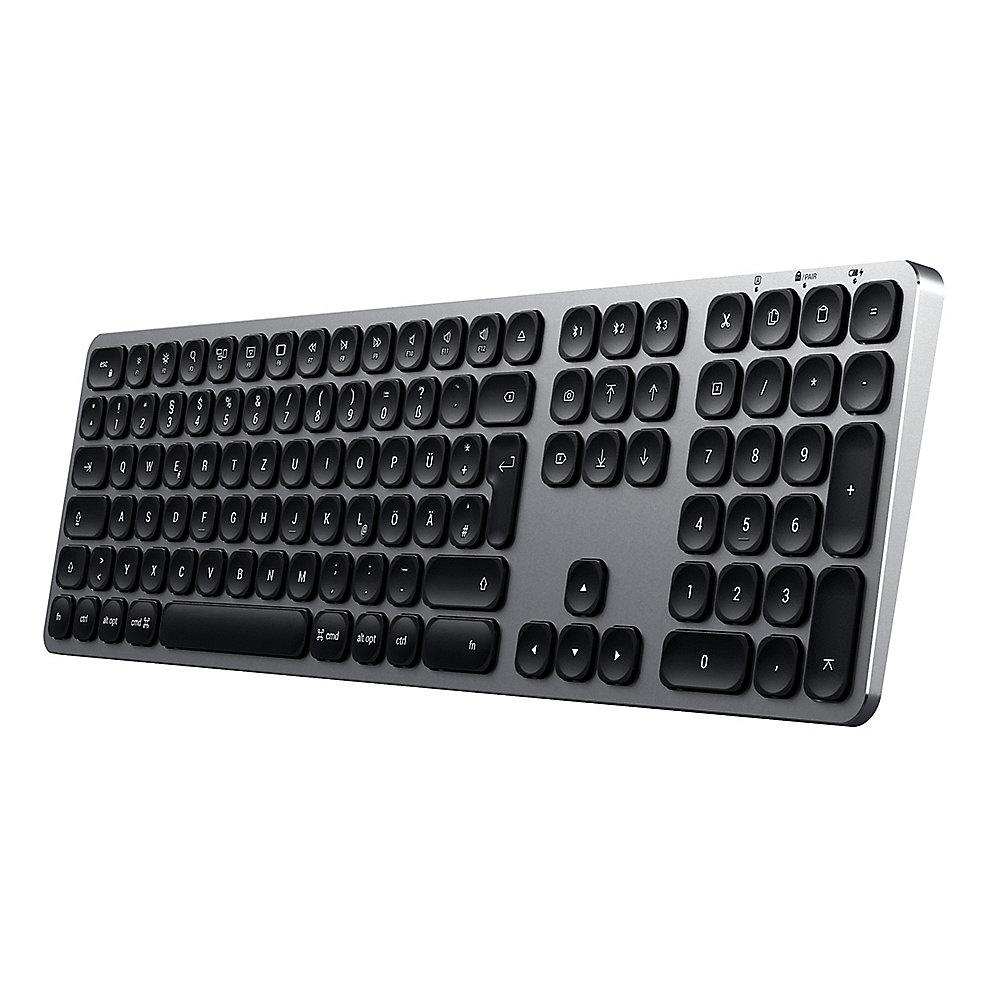 Satechi Aluminium Full Bluetooth Tastatur kabellos für Mac space grey