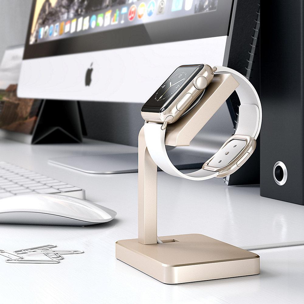 Satechi Aluminum Apple Watch Stand Gold
