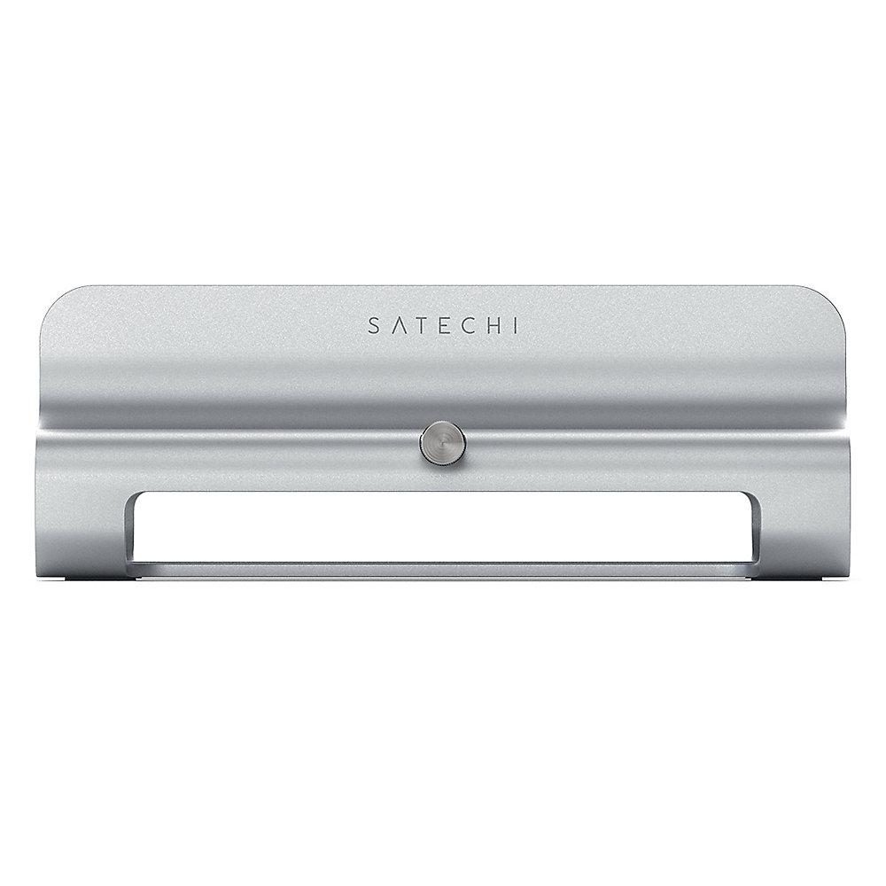 Satechi Aluminum Laptop Stand vertical silber