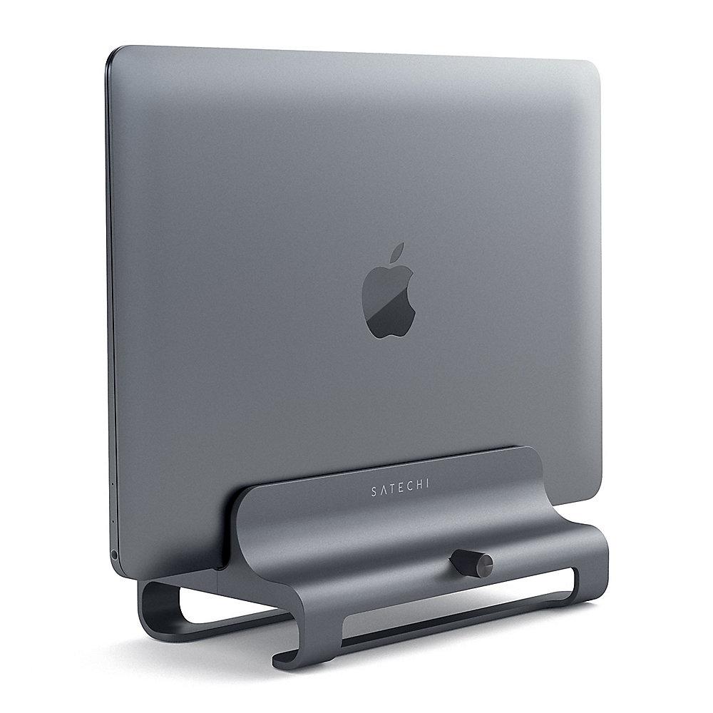 Satechi Aluminum Laptop Stand vertical space gray