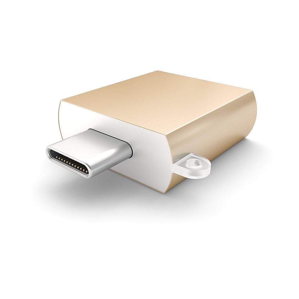 Satechi USB-C Adapter auf USB 3.0 Gold, Satechi, USB-C, Adapter, USB, 3.0, Gold