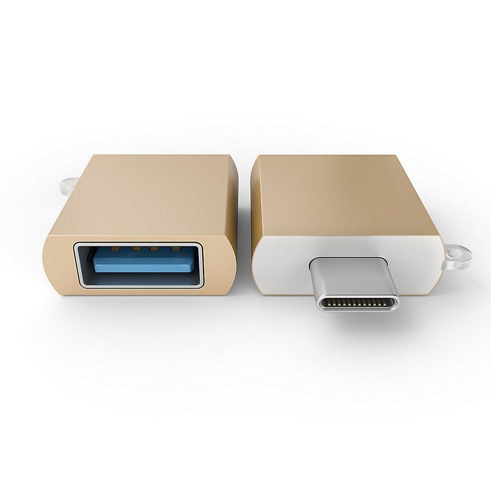 Satechi USB-C Adapter auf USB 3.0 Gold, Satechi, USB-C, Adapter, USB, 3.0, Gold