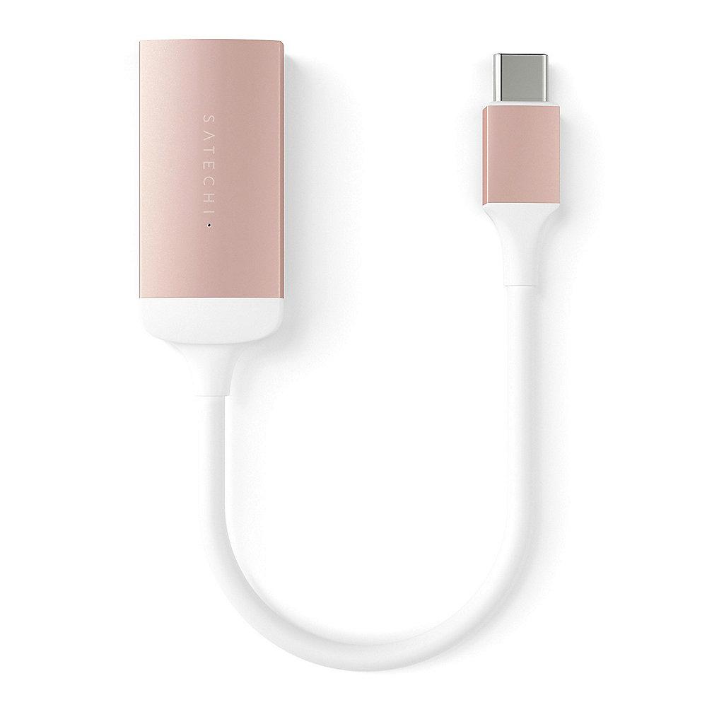 Satechi USB-C auf 4K HDMI Adapter Rose Gold, Satechi, USB-C, 4K, HDMI, Adapter, Rose, Gold