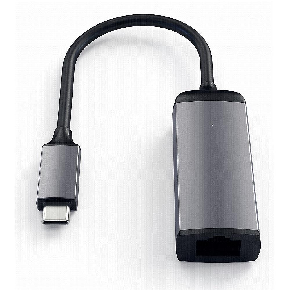 Satechi USB-C auf Ethernet Adapter Space Gray, Satechi, USB-C, Ethernet, Adapter, Space, Gray