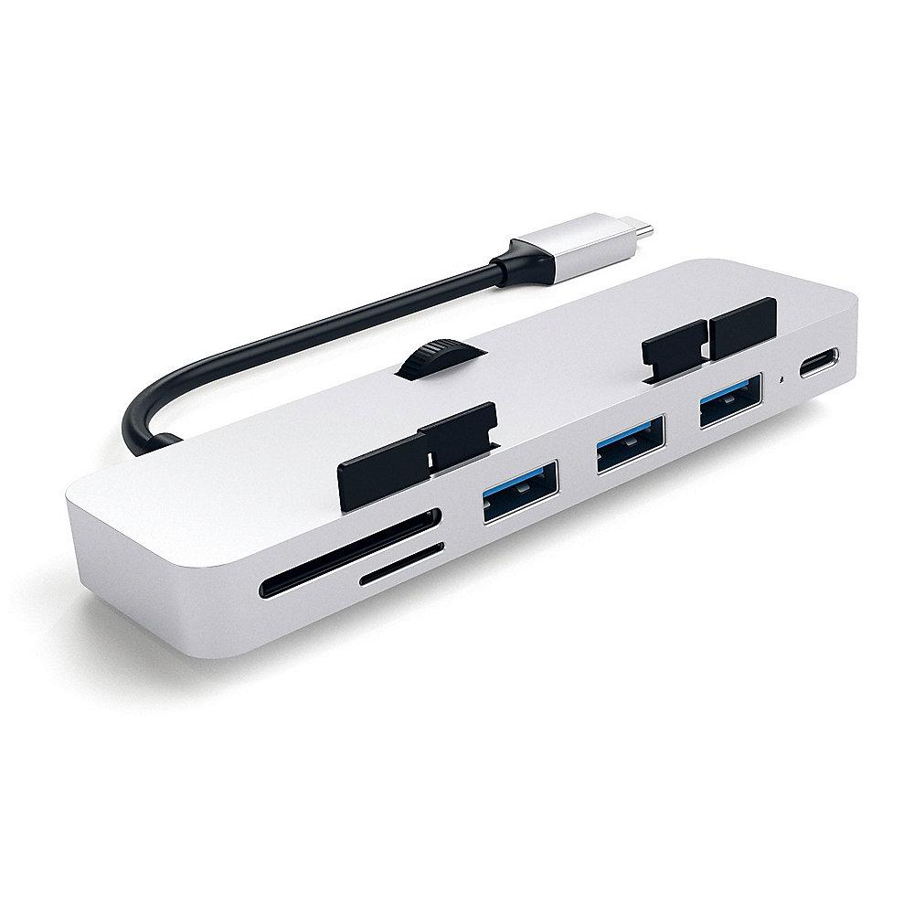 Satechi USB-C Clamp Hub Pro Multi-Port Adapter Silber, Satechi, USB-C, Clamp, Hub, Pro, Multi-Port, Adapter, Silber