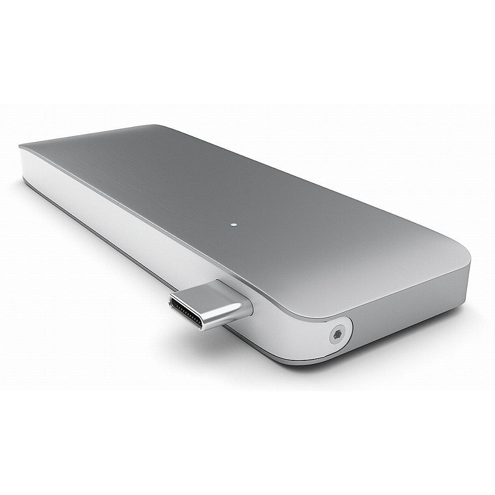 Satechi USB-C Passthrough Hub Space Gray für Macbook 12"