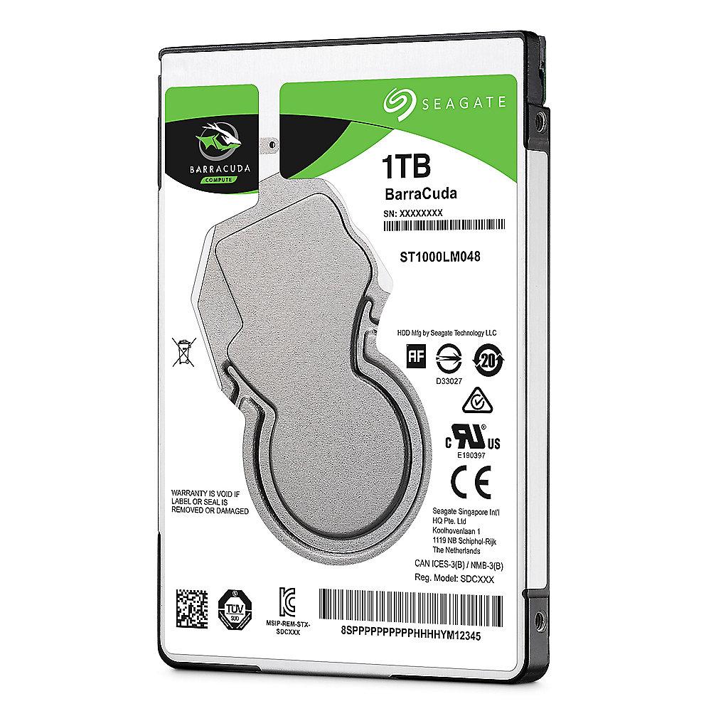 Seagate BarraCuda HDD ST1000LM048 - 1TB 5400rpm 128MB 2.5zoll SATA600