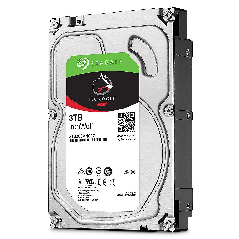 Seagate IronWolf NAS HDD ST3000VN007 - 3TB 5900rpm 64MB 3.5zoll SATA600