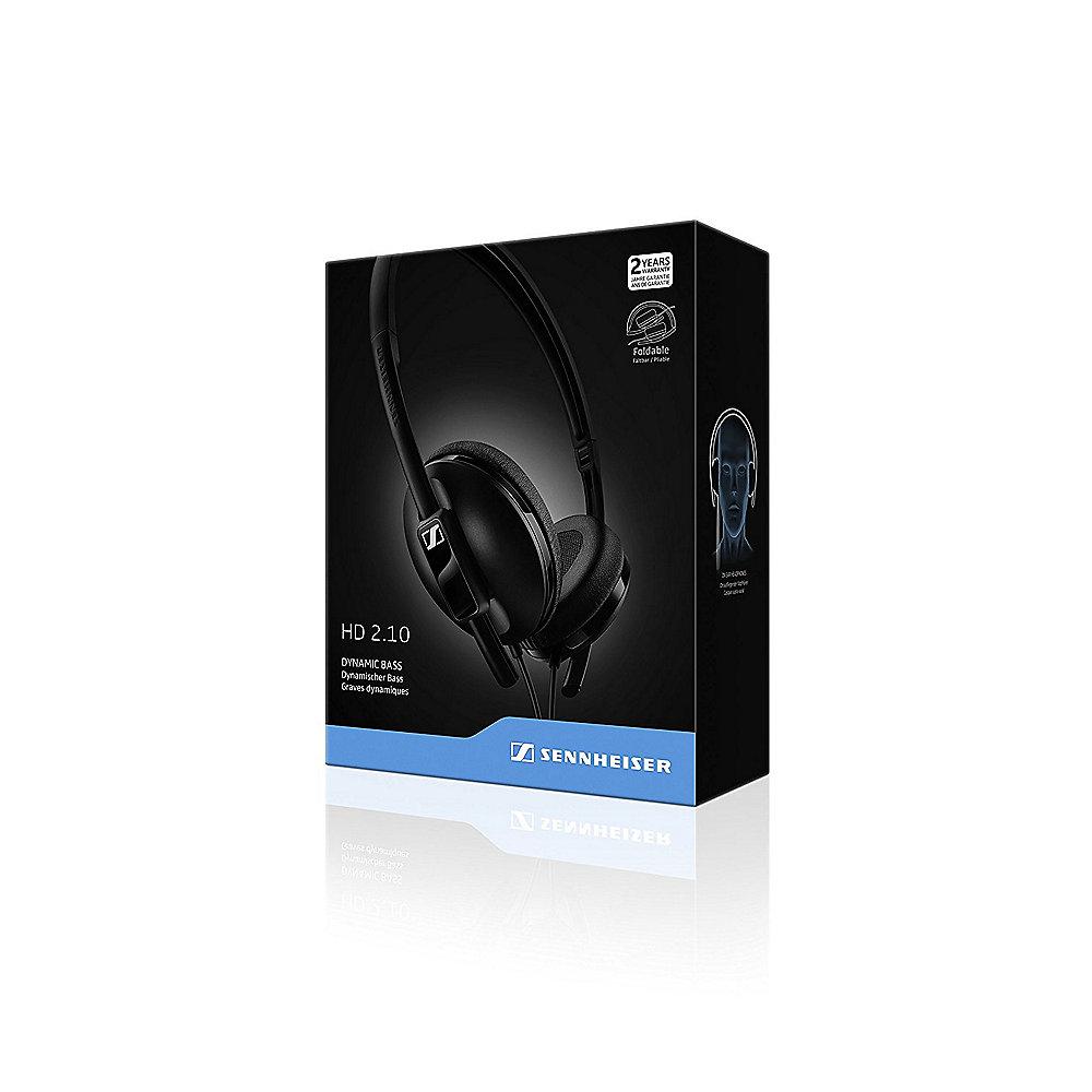 Sennheiser HD 2.10 On-Ear-Kopfhörer ohraufliegend schwarz