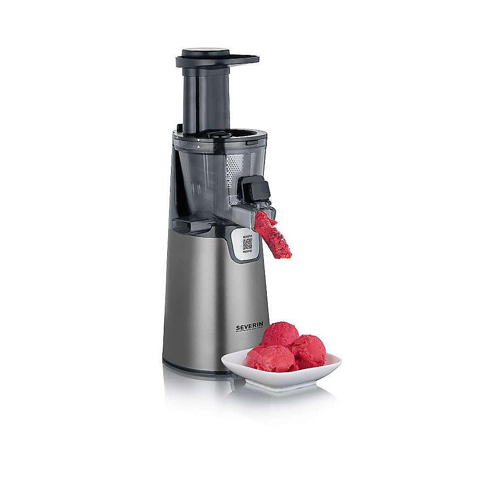 Severin ES 3571 Slow-Juicer grau-metallic-schwarz / Edelstahl