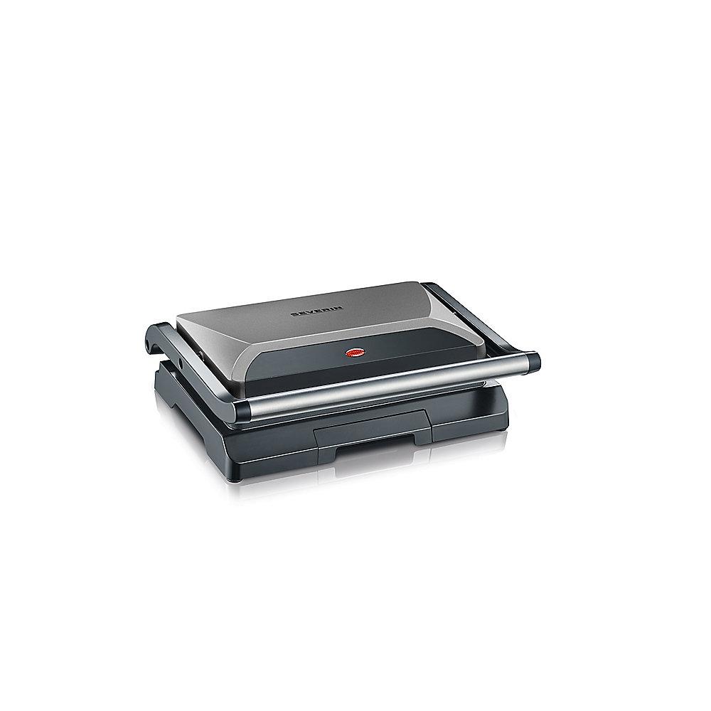 Severin KG 2394 Kompakt-Multitgrill grau-metallic/schwarz