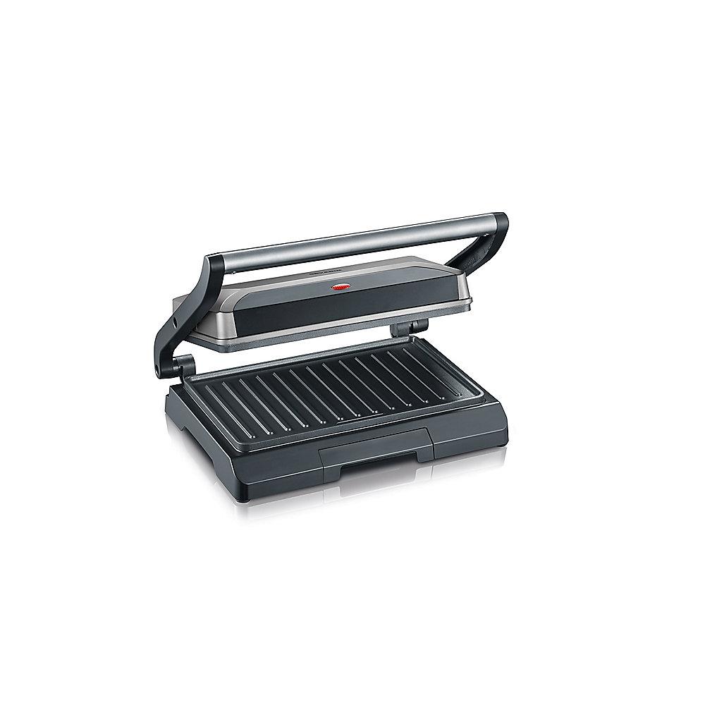 Severin KG 2394 Kompakt-Multitgrill grau-metallic/schwarz