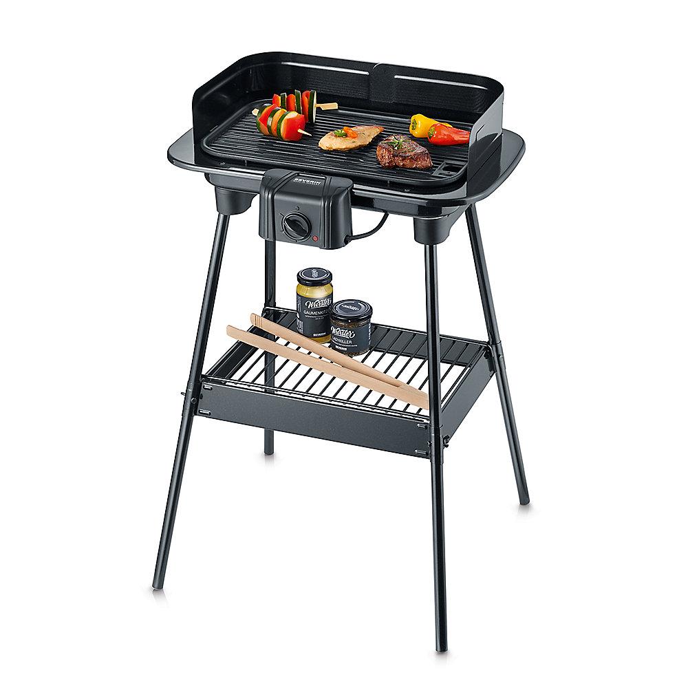 Severin PG 8534 Barbecue-Grill mit Standgestell schwarz