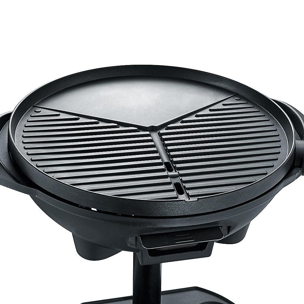 Severin PG 8541 Barbecue-Grill mit Standgestell schwarz