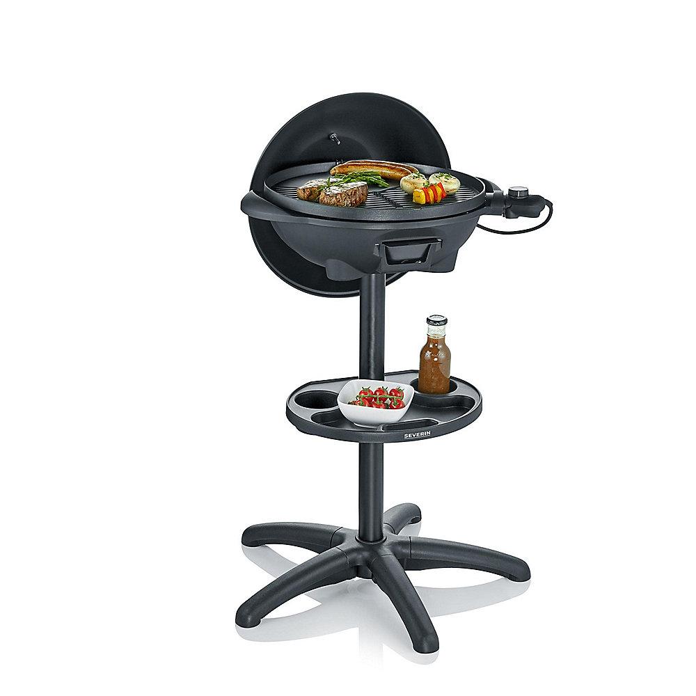 Severin PG 8541 Barbecue-Grill mit Standgestell schwarz