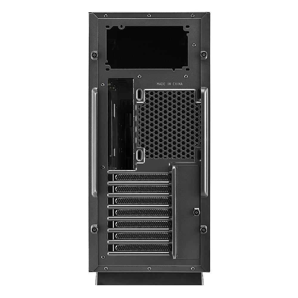 Sharkoon Night Shark Lite Midi-Tower ATX Gaming Gehäuse, Seitenfenster