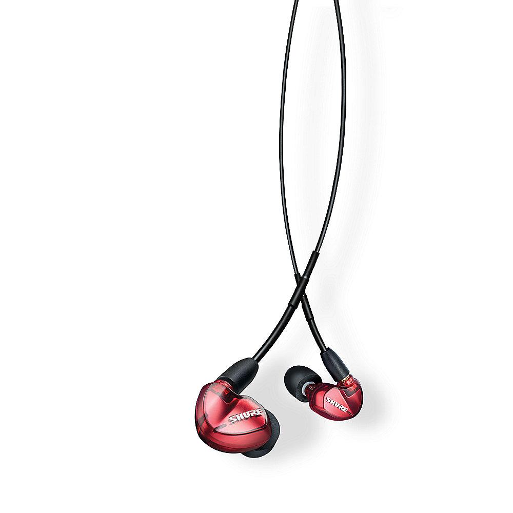 Shure SE535 Sound Isolating In Ear Kopfhörer mit BT, Limited Edition Rot