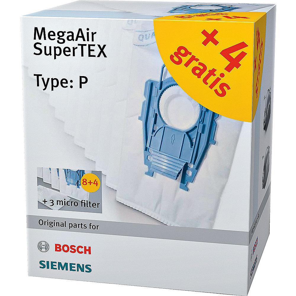 Siemens VZ123FP MegaAir SuperTEX Staubsaugerbeutel   Filter (8 4) für VS08