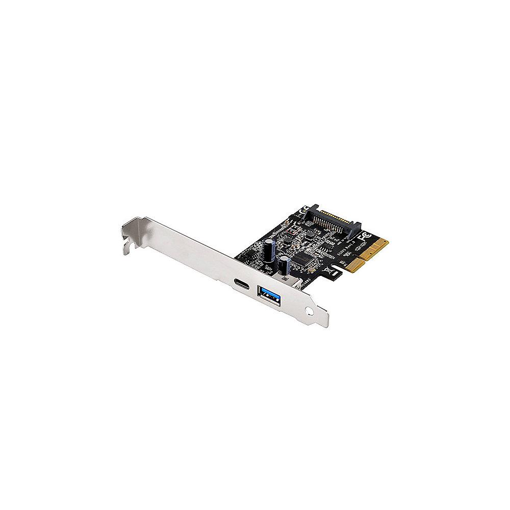 SilverStone PCI Express Karte SST-ECU03 USB 3.1 (Typ A C), SilverStone, PCI, Express, Karte, SST-ECU03, USB, 3.1, Typ, A, C,