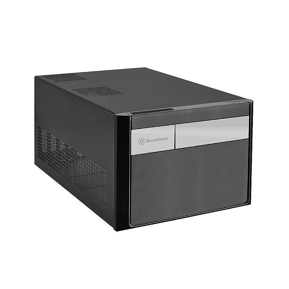 SilverStone SUGO SG11B Mini Tower mATX/ITX Gehäuse USB3.0 black, SilverStone, SUGO, SG11B, Mini, Tower, mATX/ITX, Gehäuse, USB3.0, black