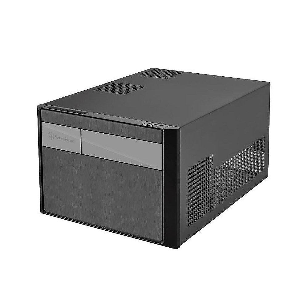 SilverStone SUGO SG11B Mini Tower mATX/ITX Gehäuse USB3.0 black, SilverStone, SUGO, SG11B, Mini, Tower, mATX/ITX, Gehäuse, USB3.0, black