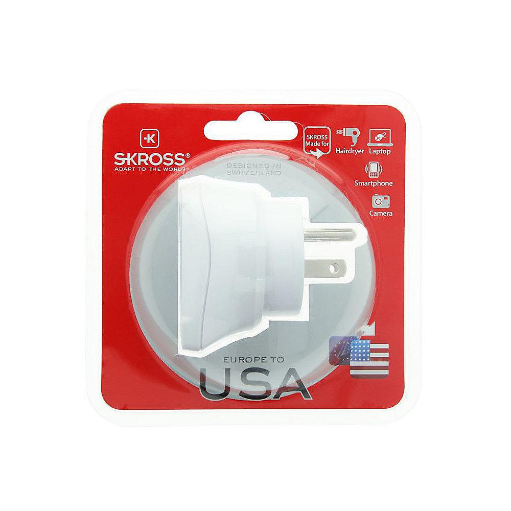 SKROSS Country Adapter Europe to USA 1.500203, SKROSS, Country, Adapter, Europe, to, USA, 1.500203